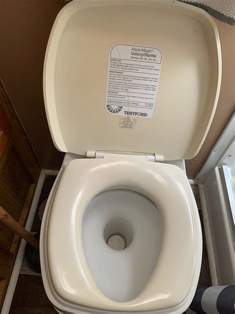 Cleaning Made Easy with the Thetford Starlite Aqua Magic Electric Toilet
